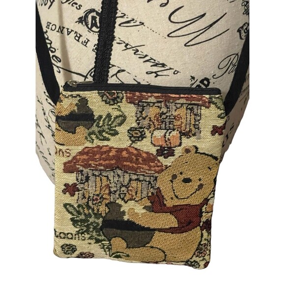Disney WINNIE THE POOH TIGGER TAPESTRY CROSBODY BAG Handmade RARE - Picture 7 of 15